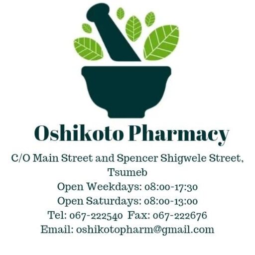 Oshikoto Pharmacy banner