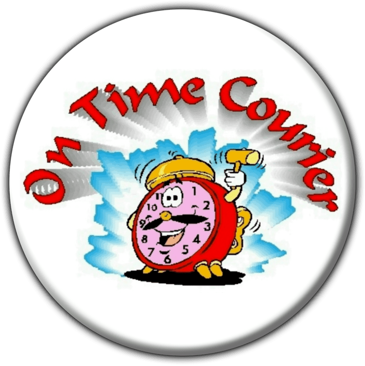On Time Courier banner