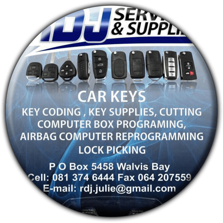 RDJ Services & Supplies Car Keys banner