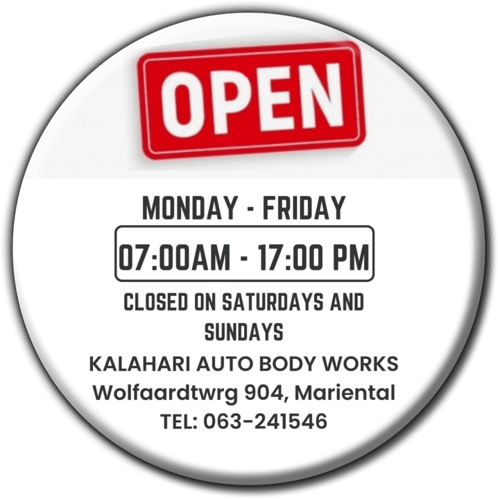 Kalahari Auto Body Works banner