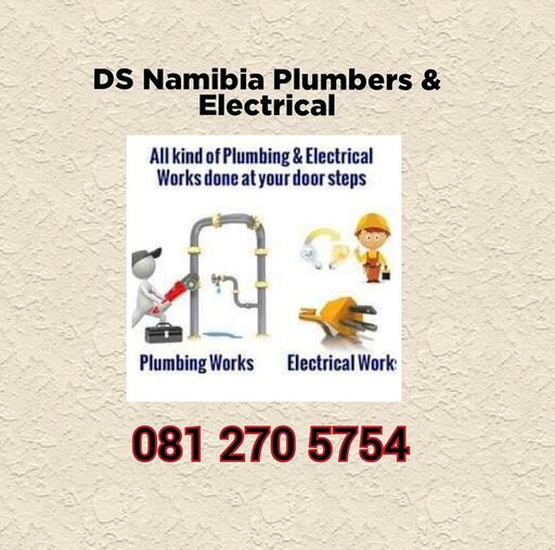 DS Namibia Plumbers & Electrical banner