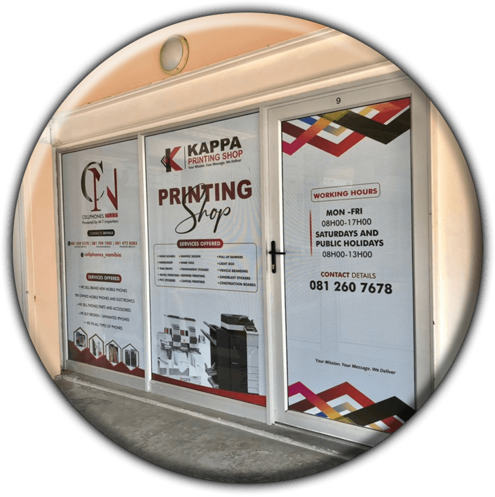 Kappa Printing Shops banner
