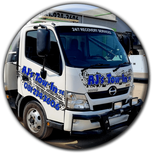 AJ's Tow-In banner