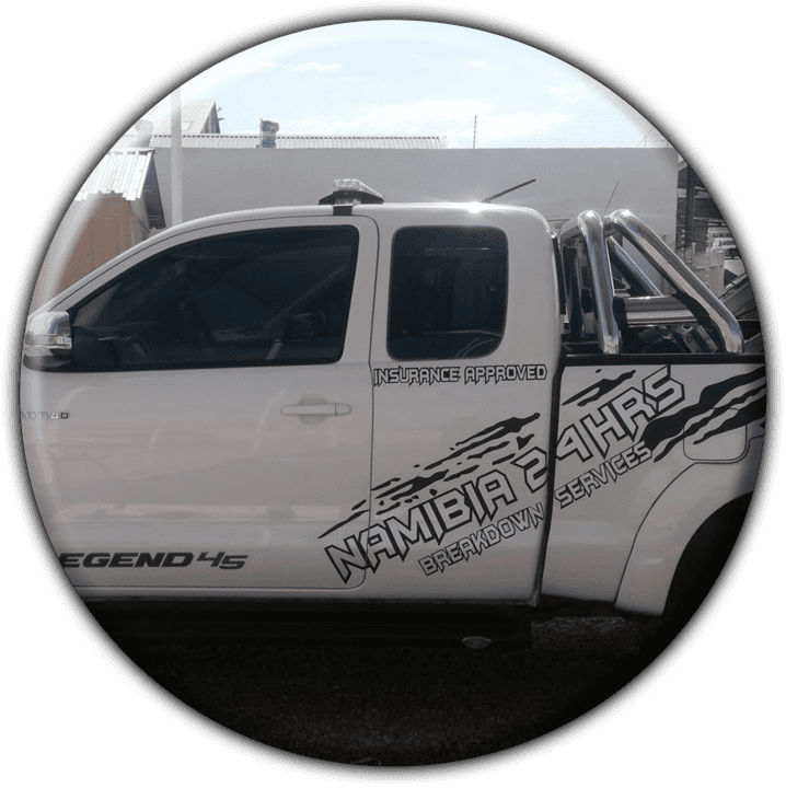 Namibia 24 Hrs Road Assistance & Breakdown Service banner